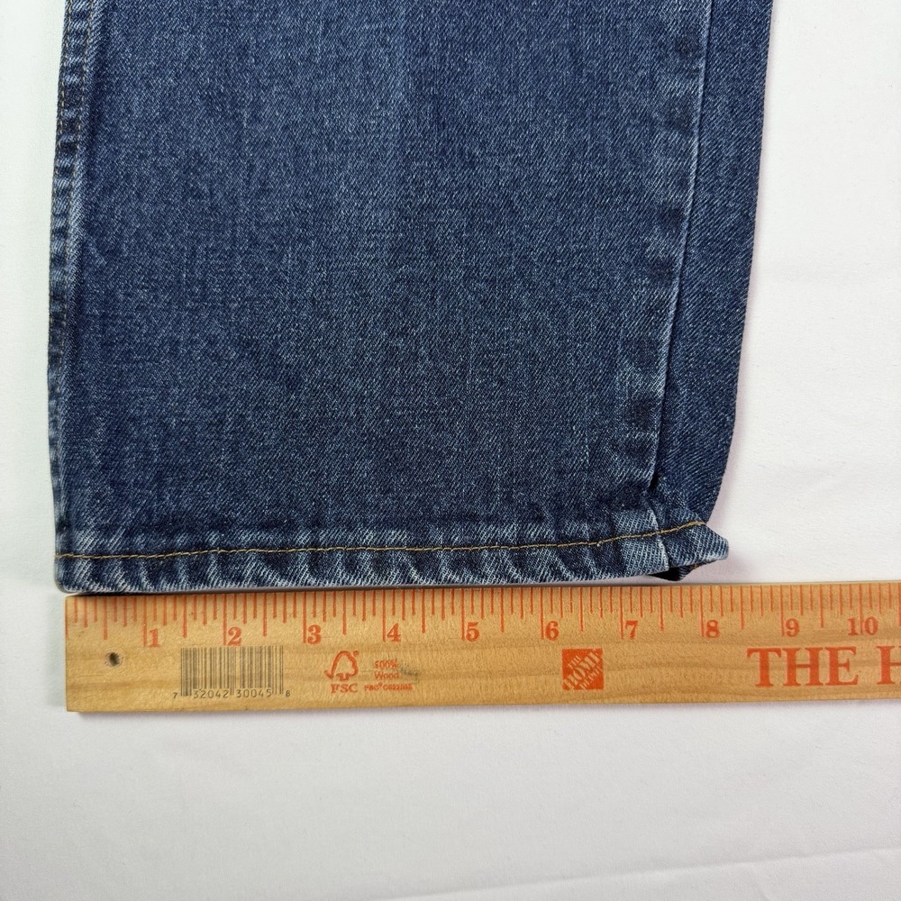 Wrangler 20X Jeans Men 40x34 Blue Denim Cowboy Cut Straight Leg Vintage Bootcut - Picture 6 of 8